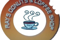donuts & coffee shop logo
