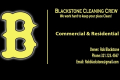 blackstone cleaning crew  b. cards